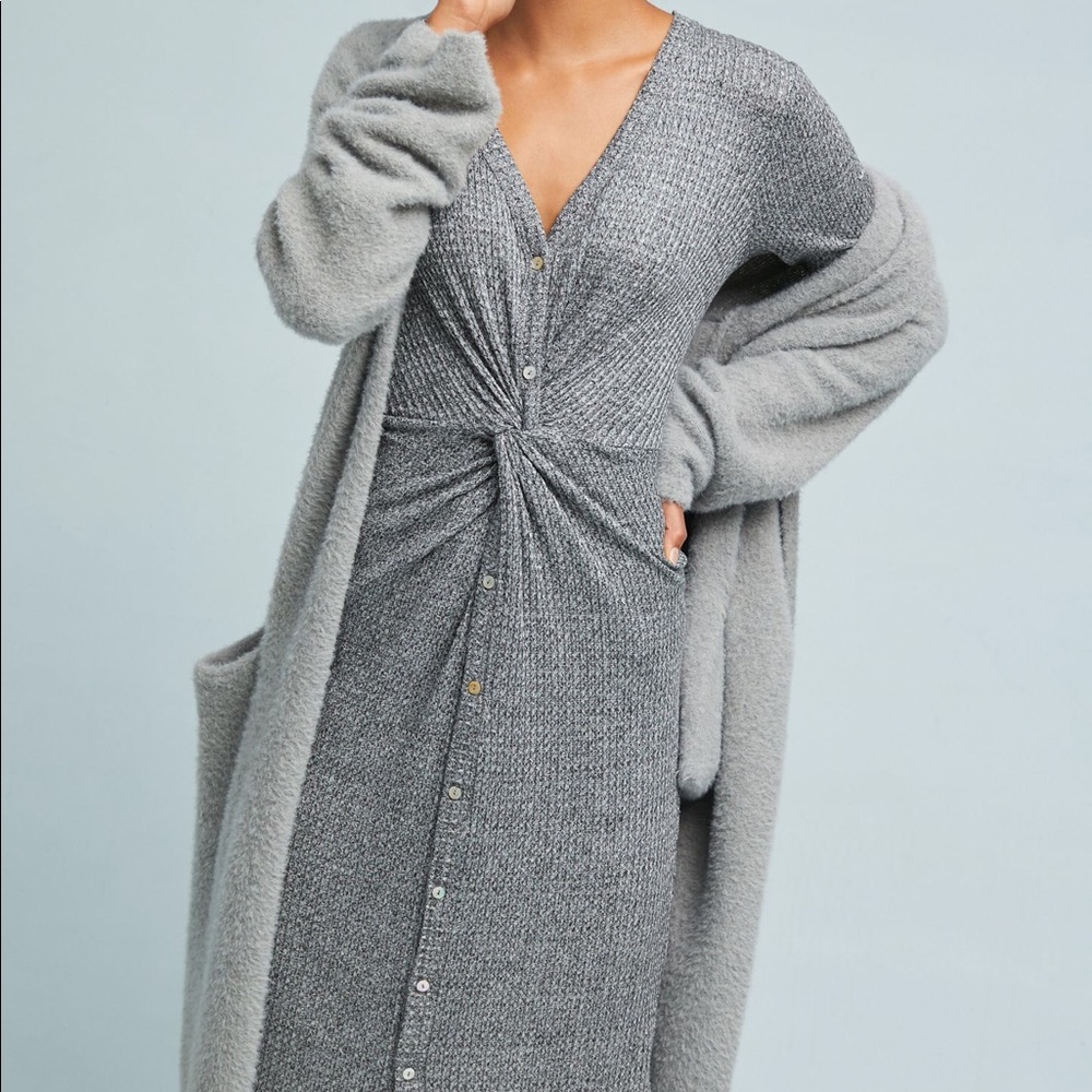 Anthropologie: Eri & Ali Daphne Twist Waffle Dress